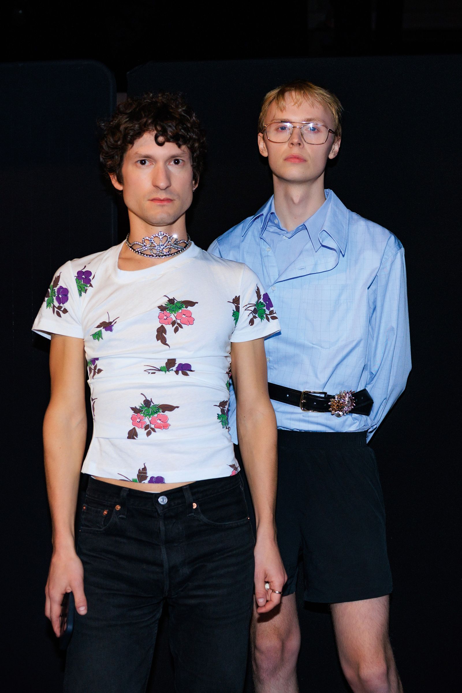 Image may contain Ole Scheeren Blouse Clothing TShirt Sleeve Shirt Pants Person Teen Jeans and Accessories