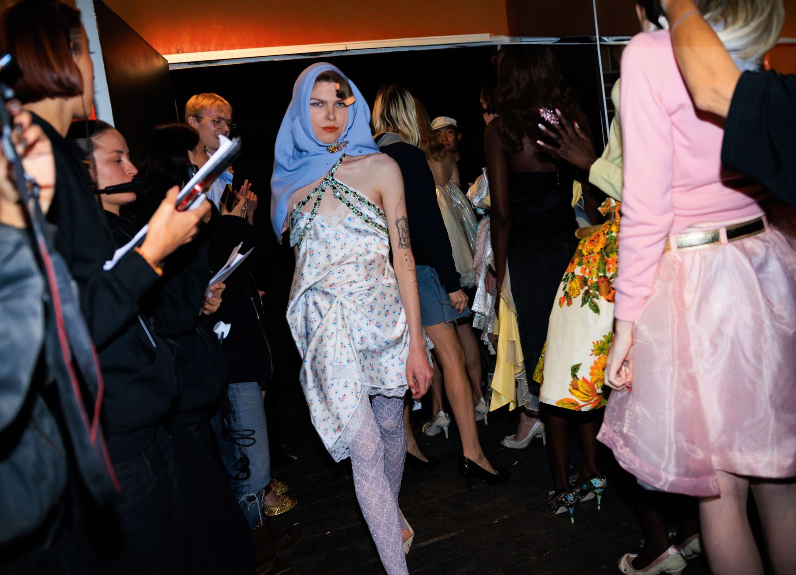 Image may contain Chou TienChen People Person Adult Clothing Shorts Footwear High Heel Shoe Face and Head