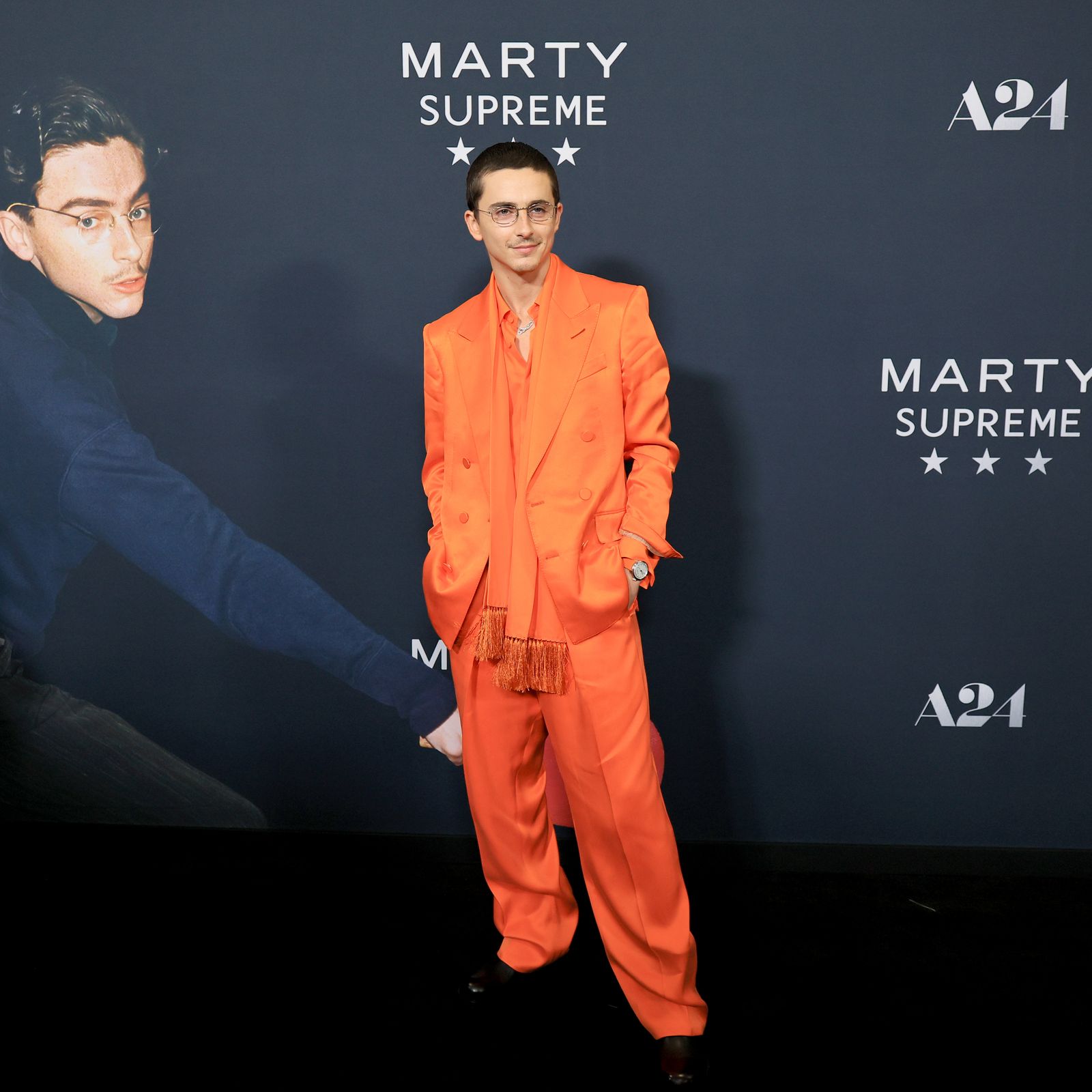Fashion Needs Timothée Chalamet And His Tangerine Suits