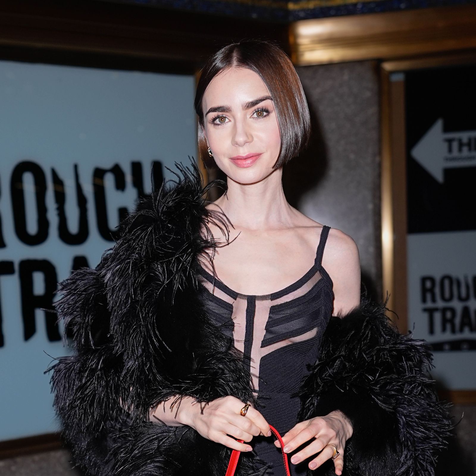 Lily Collins’s Posh Bob Is Approved By VB Herself