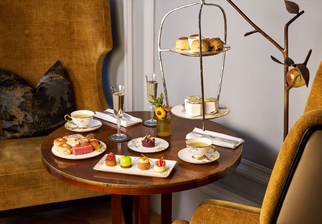 Image may contain Brunch Food Furniture Table Tabletop Cup Plate Chair Apple Fruit Plant and Produce