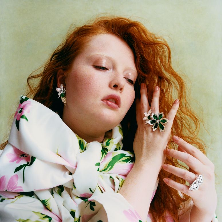 Image may contain: Face, Head, Person, Photography, Portrait, Accessories, Jewelry, Ring, Child, Body Part, Finger, and Hand