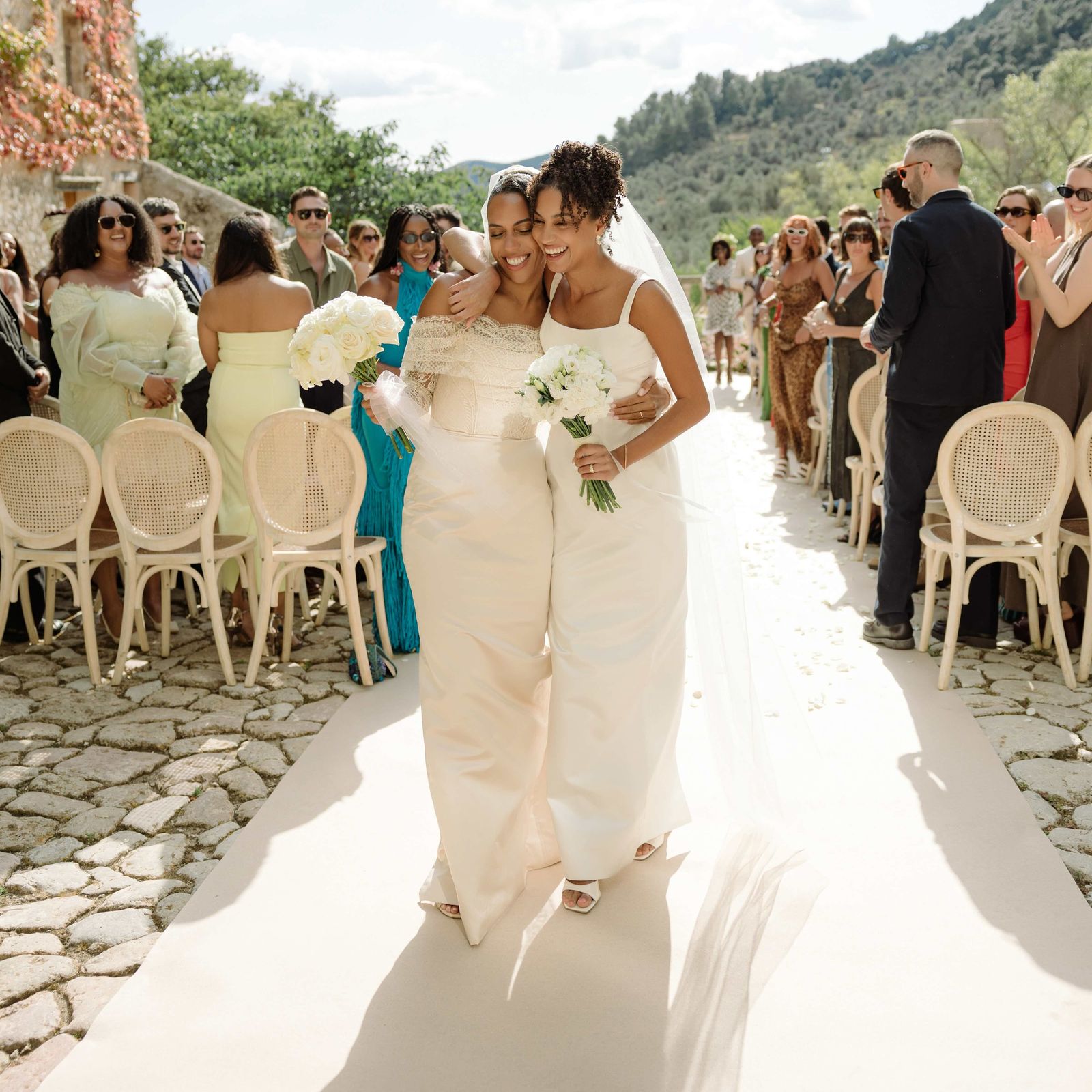 These Brides Returned To Their Engagement Location For A Destination Wedding In Mallorca