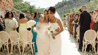 Image may contain Mica Paris Becca Fitzpatrick Dontrelle Inman Moyoco Anno Clothing Dress Fashion and Formal Wear