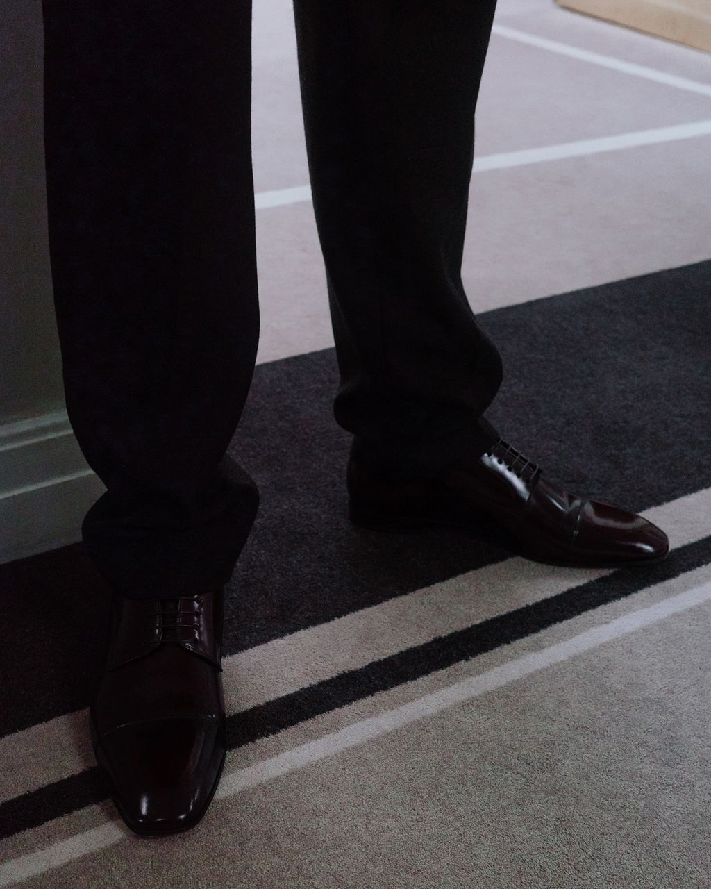 Image may contain Clothing Footwear Shoe Sneaker Pants Adult and Person