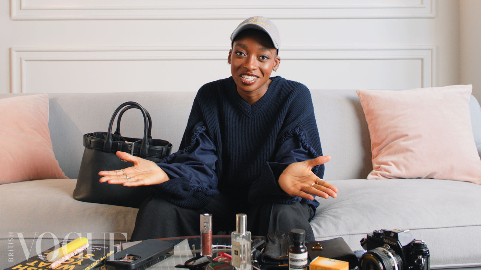 Inside Little Simz’s Prada Buckle Bag