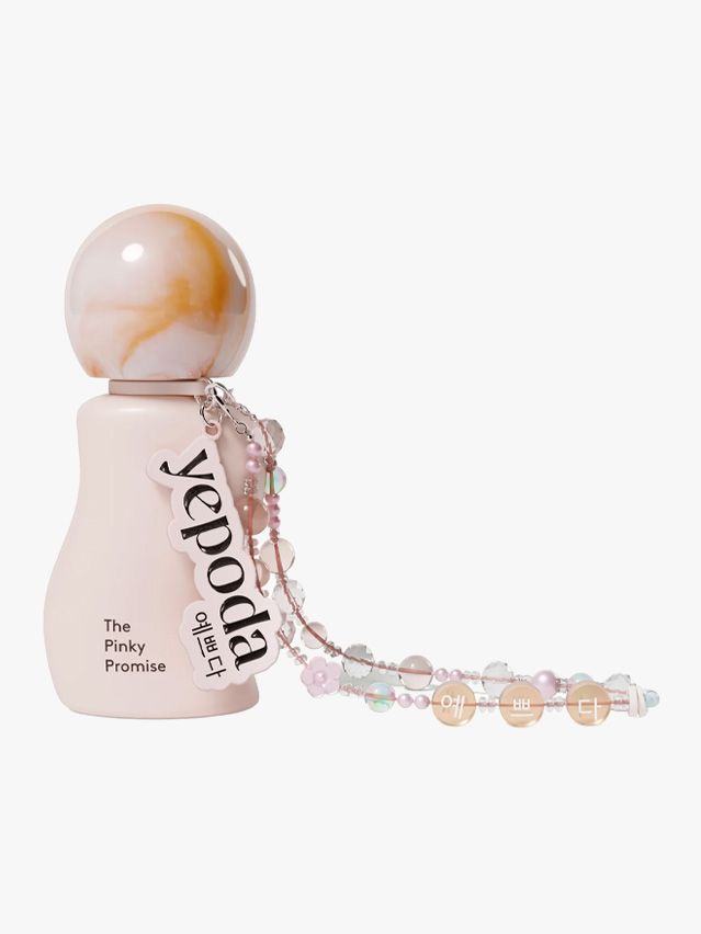 Image may contain: Accessories, Bottle, Jewelry, and Cosmetics