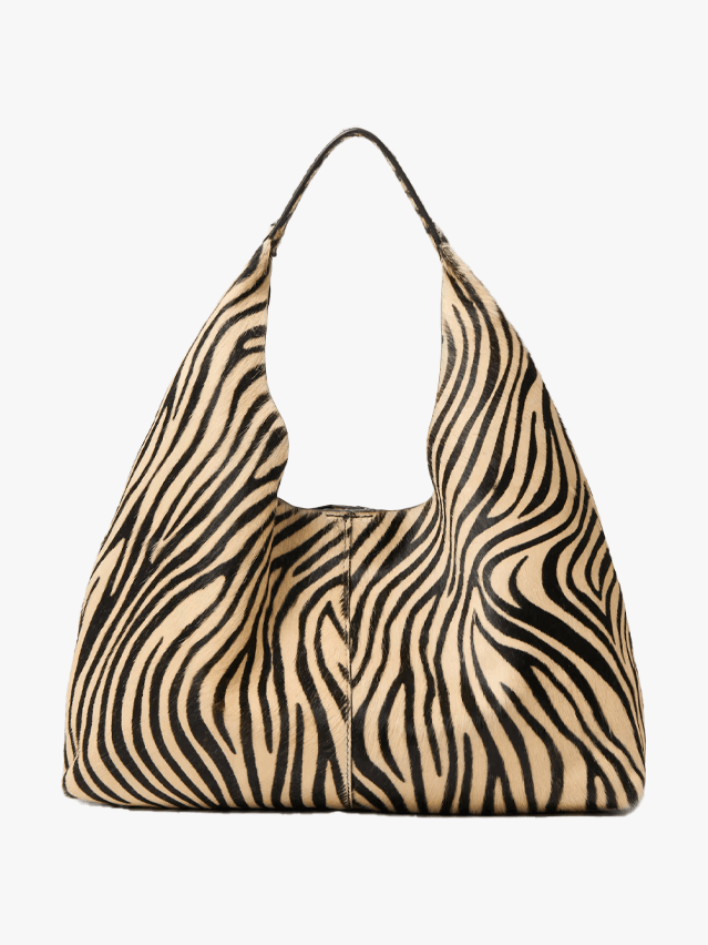 Image may contain Accessories Bag Handbag Purse Animal Mammal Wildlife and Zebra