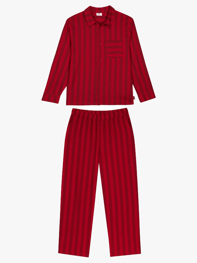 Image may contain: Clothing, Pajamas, and Shorts