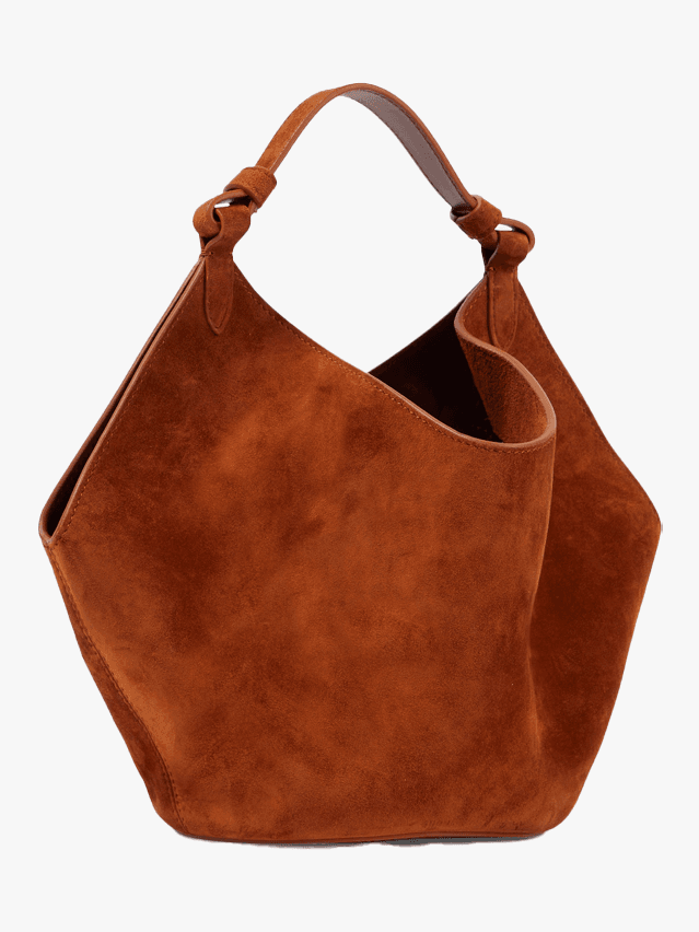 Image may contain: Accessories, Bag, Handbag, Purse, Tote Bag, and Suede