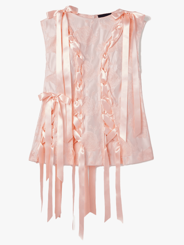 Image may contain: Blouse, Clothing, Cape, and Dress