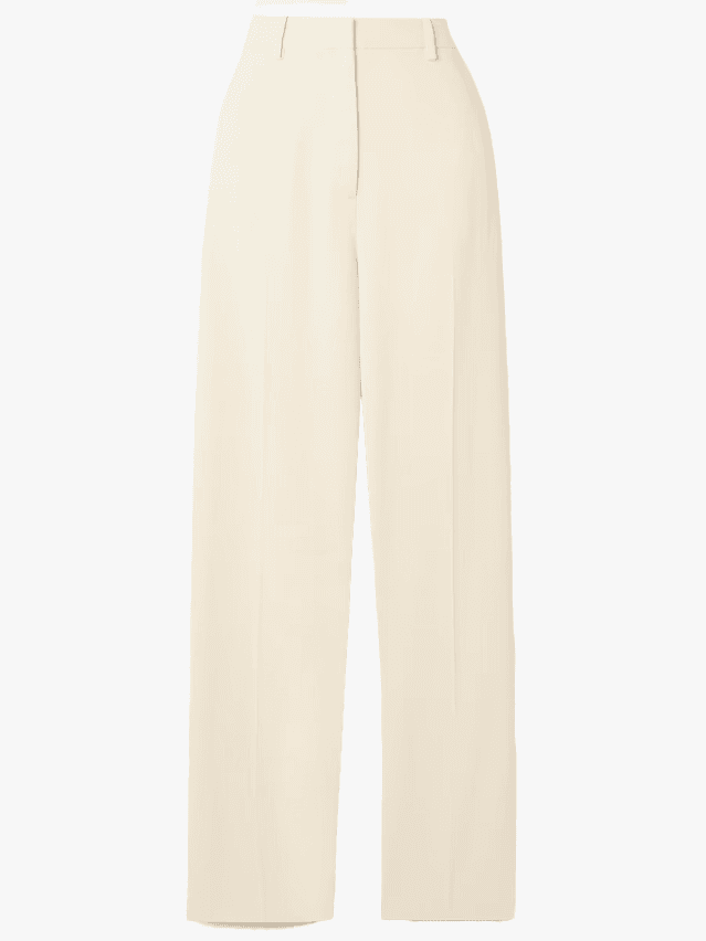 Image may contain: Clothing, Pants, Home Decor, and Linen