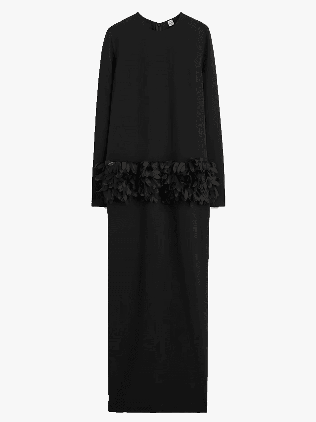 Image may contain: Clothing, Long Sleeve, Sleeve, Fashion, and Dress